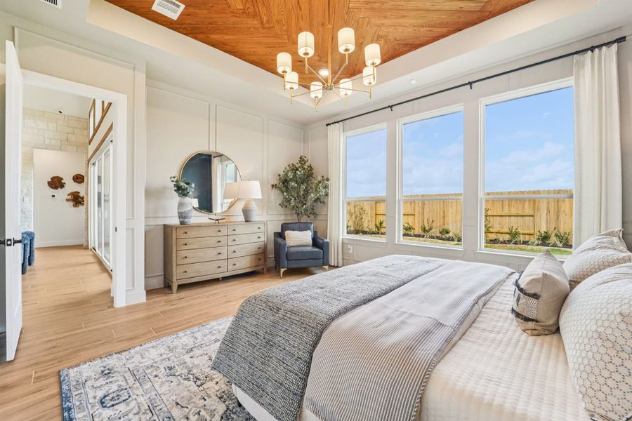 Furnished interior view inside a new home in Wildrye, Waller (Image 42).
