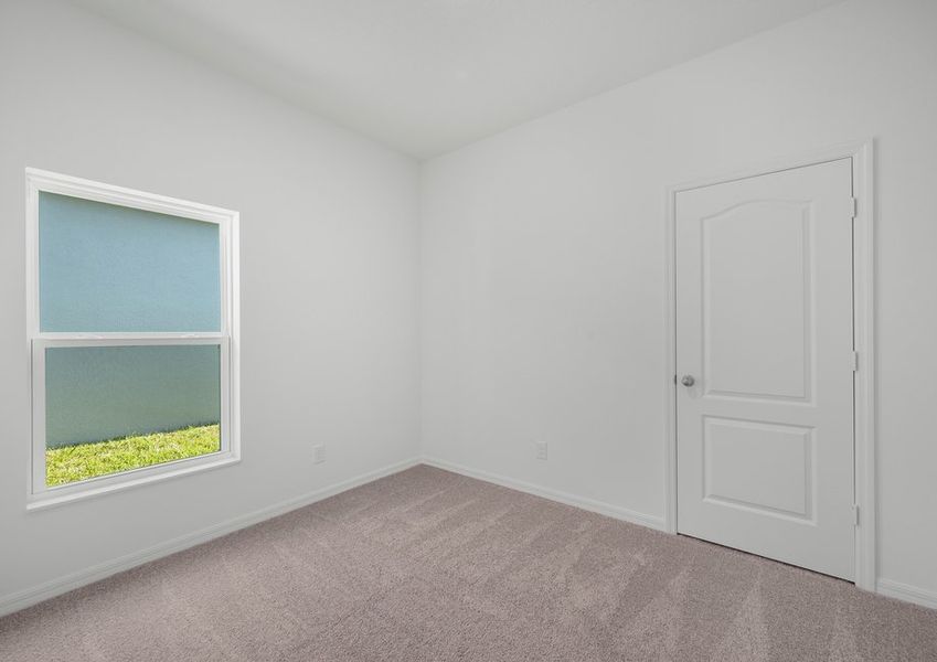 Each bedroom features lush carpet Each bedroom features lush carpet