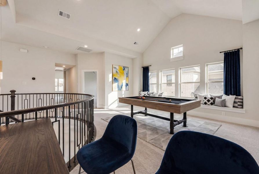 Furnished interior view inside a new home in Park Place, Prosper (Image 26). Furnished interior view inside a new home in Park Place, Prosper (Image 26).