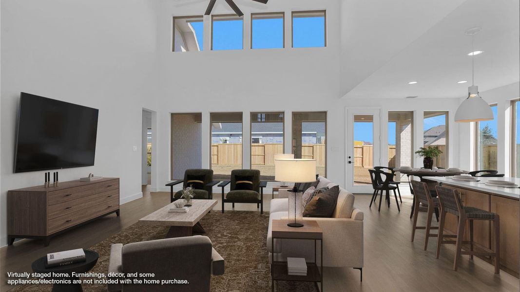 Furnished interior view inside a new home in Jordan Ranch, Fulshear (Image 9).