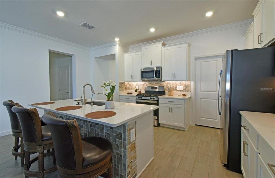 Furnished interior view inside a new home in Southshore Bay Active Adult, Wimauma (Image 33).