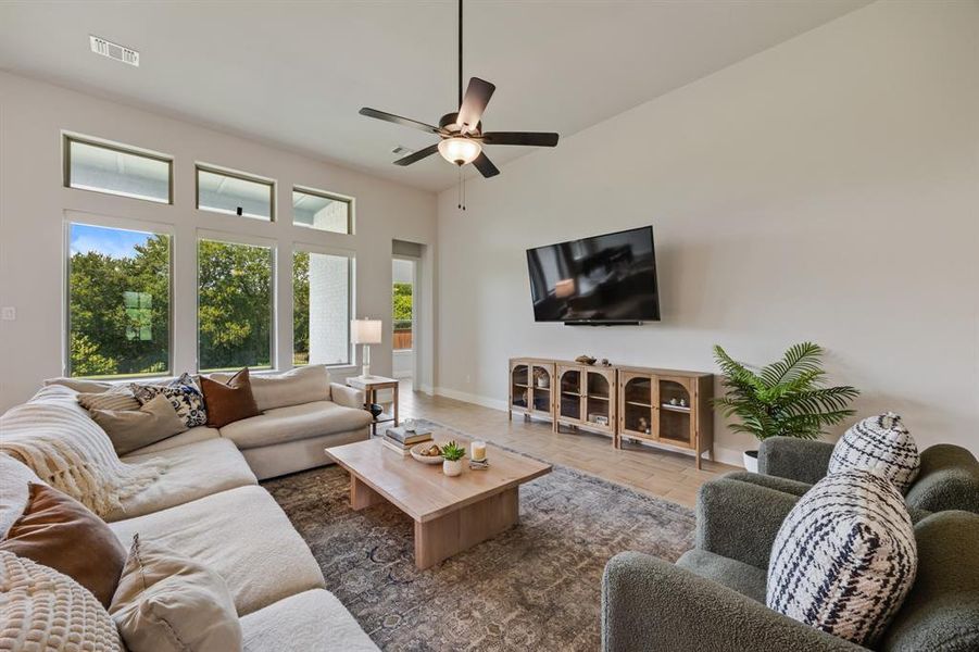 Furnished interior view inside a new home in Monterra - Classics, Fate (Image 10). Furnished interior view inside a new home in Monterra - Classics, Fate (Image 10).