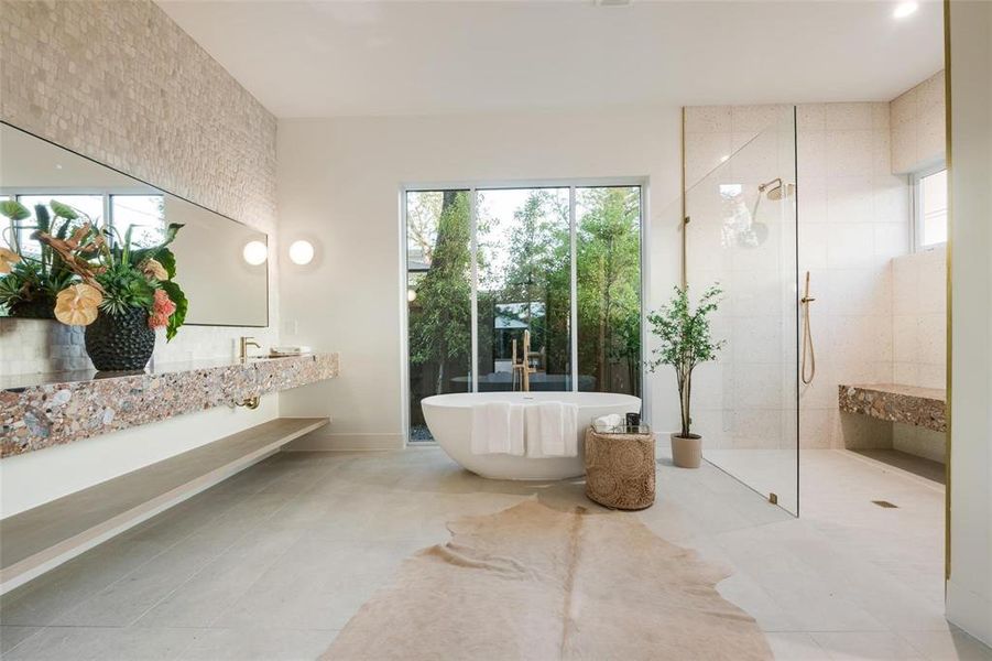 Furnished interior view inside a new home in , Dallas (Image 5).