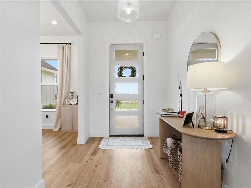 Furnished interior view inside a new home in , Weatherford (Image 11).