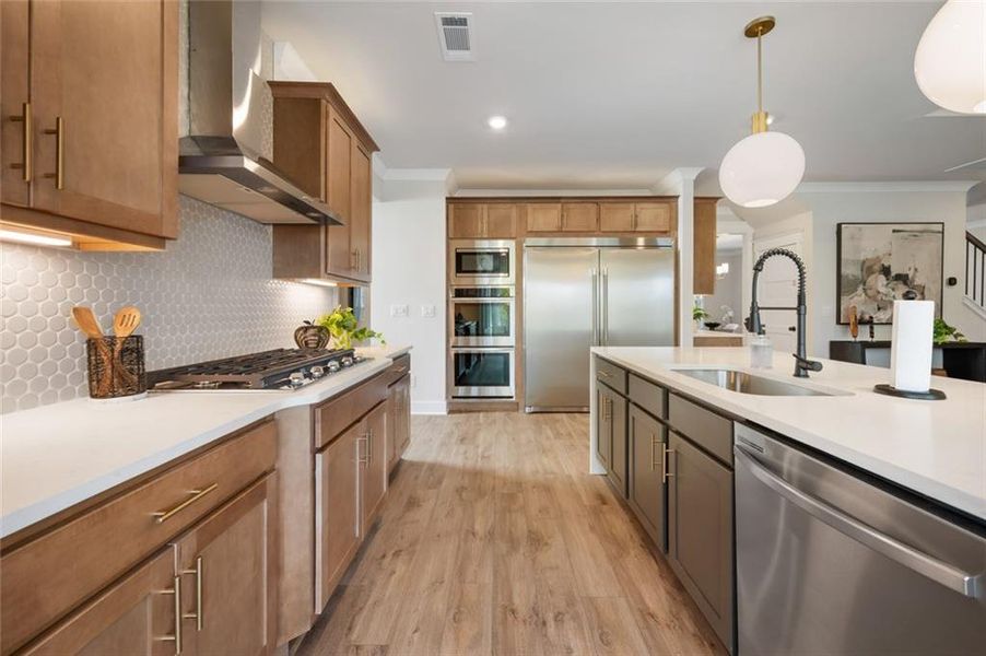 Furnished interior view inside a new home in Rosewood Lake Estates, Hoschton (Image 41).