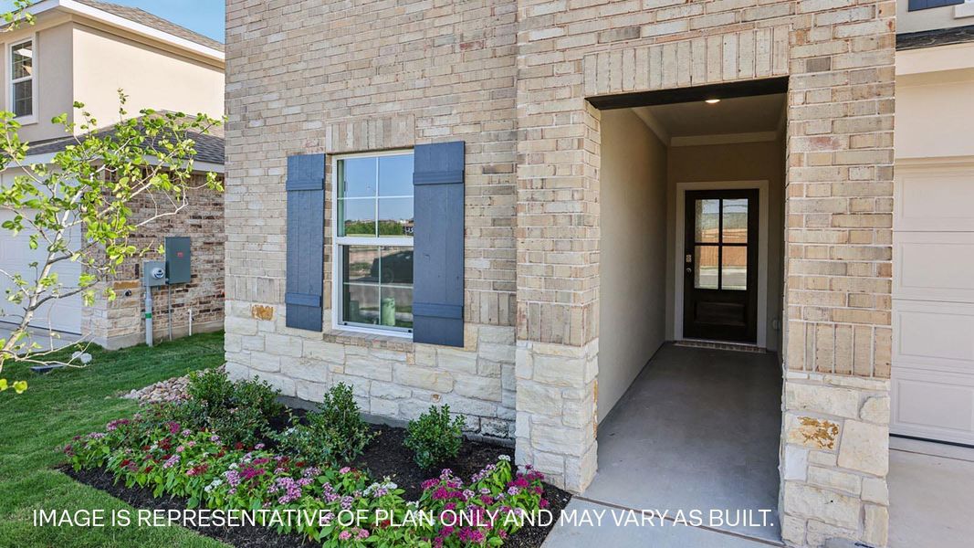 Exterior details and patio area of a home in Bar W Ranch, Leander (Image 3). Exterior details and patio area of a home in Bar W Ranch, Leander (Image 3).