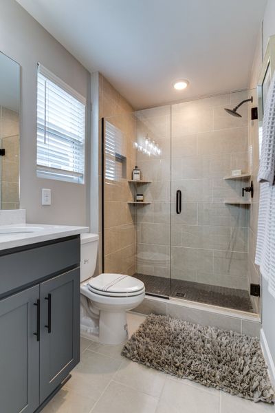 Representative furnished interior of a home built from the Emery by Parkside Builders in The Woods, Gallatin (Image 33).