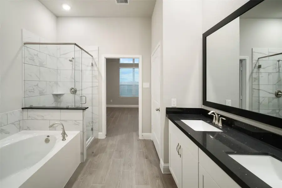 Furnished interior view inside a new home in Gatherings® at Chambers Creek: Duets Collection, Willis (Image 5). Furnished interior view inside a new home in Gatherings® at Chambers Creek: Duets Collection, Willis (Image 5).