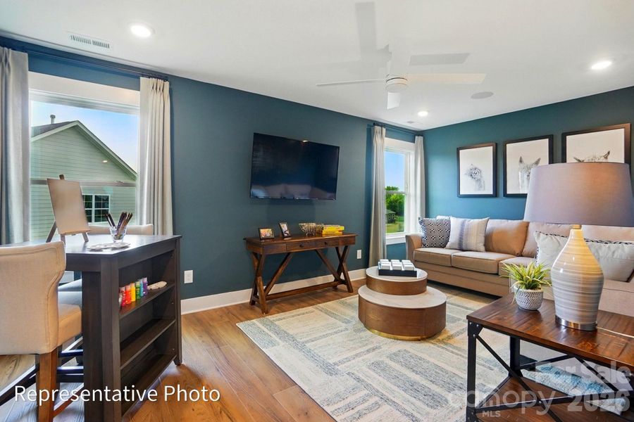 Furnished interior view inside a new home in Heritage - 55+ Community, Indian Trail (Image 5).