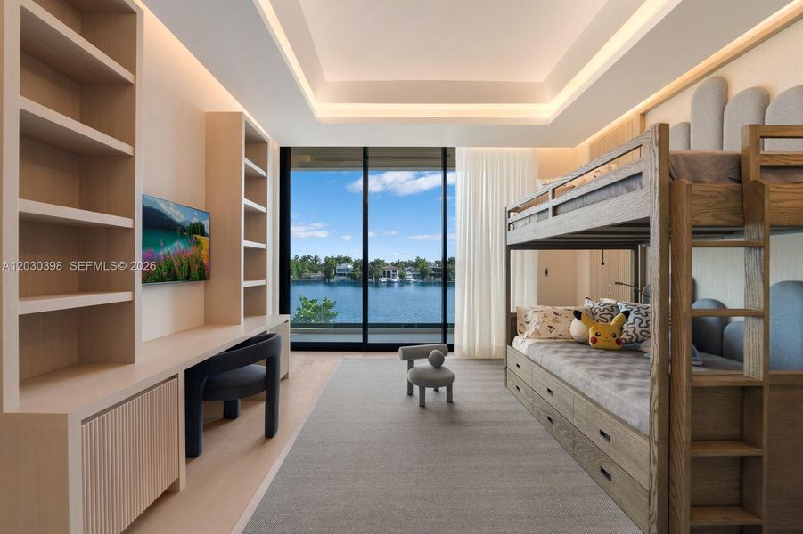 Furnished interior view inside a new home in , Miami Beach (Image 14).