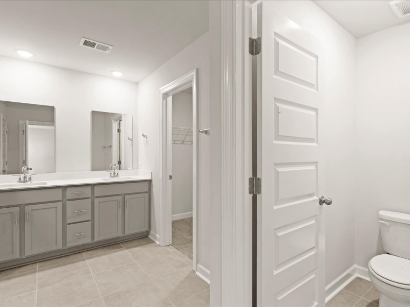 Furnished interior view inside a new home in Creek Ridge - Heritage Collection, Spartanburg (Image 4).