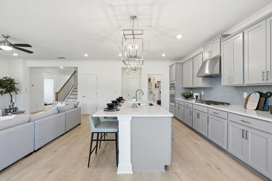 Furnished interior view inside a new home in Reserve at Hickory Walk, Kennesaw (Image 14). Furnished interior view inside a new home in Reserve at Hickory Walk, Kennesaw (Image 14).