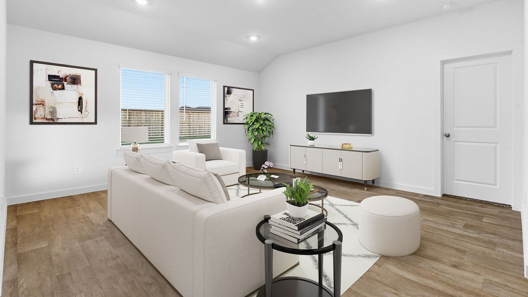 Furnished interior view inside a new home in Evergreen, Rosenberg (Image 10).