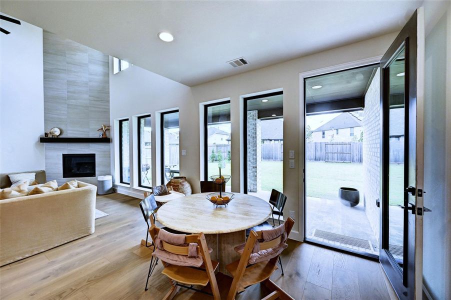 Furnished interior view inside a new home in , Fulshear (Image 9).
