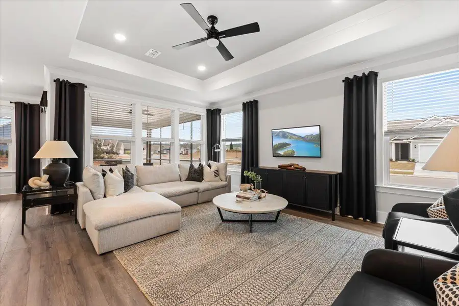 Furnished interior view inside a new home in Nexton, Summerville (Image 9). Furnished interior view inside a new home in Nexton, Summerville (Image 9).