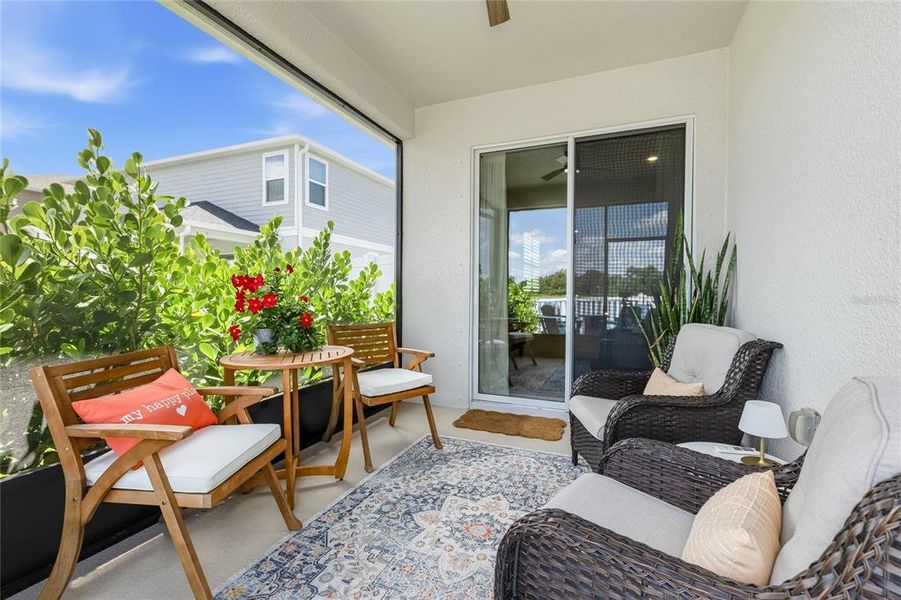 Exterior details and patio area of a home in , Parrish (Image 21).