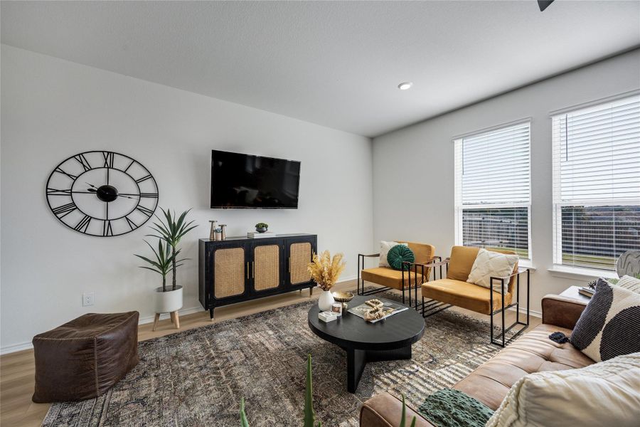 Furnished interior view inside a new home in Retreat at San Gabriel, Georgetown (Image 33).