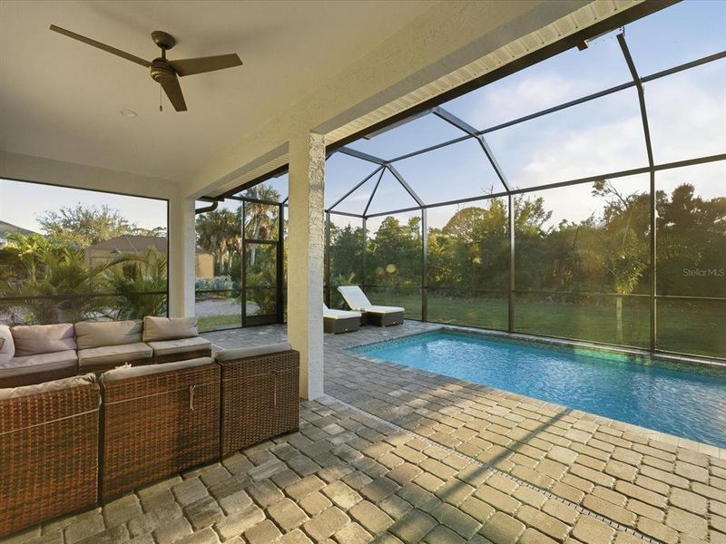 Exterior details and patio area of a home in , Rotonda West (Image 23).