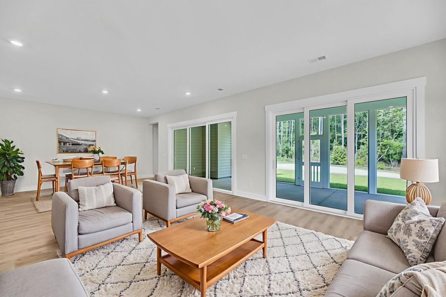 Furnished interior view inside a new home in Hidden Ponds Reserve, Awendaw (Image 20). Furnished interior view inside a new home in Hidden Ponds Reserve, Awendaw (Image 20).