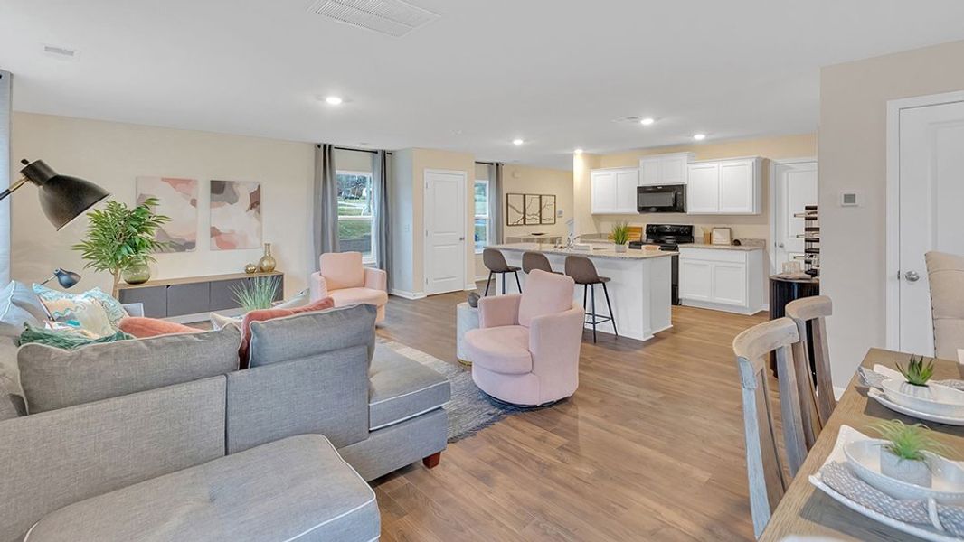Furnished interior view inside a new home in Fieldcrest Acres, Blountville (Image 8).