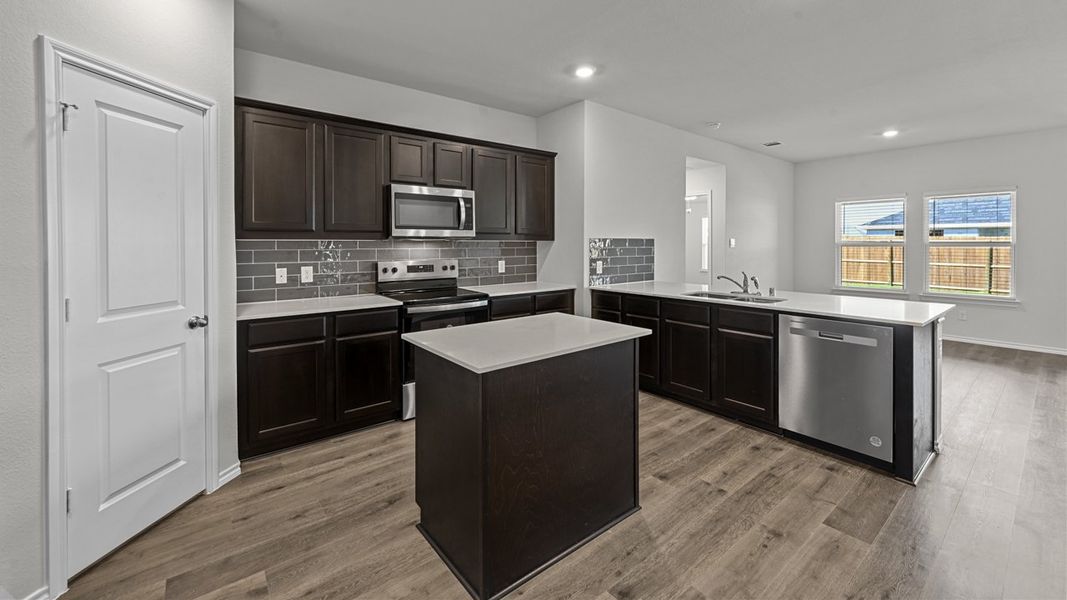 Furnished interior view inside a new home in Valor Farms, Royse City (Image 6).