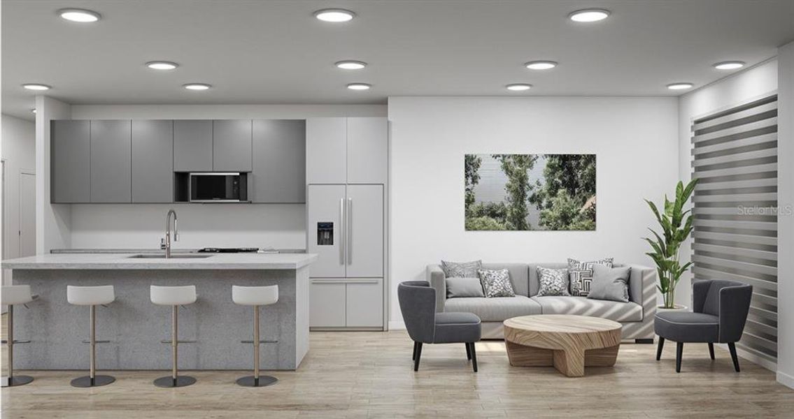 Furnished interior view inside a new home in , Dunnellon (Image 6).