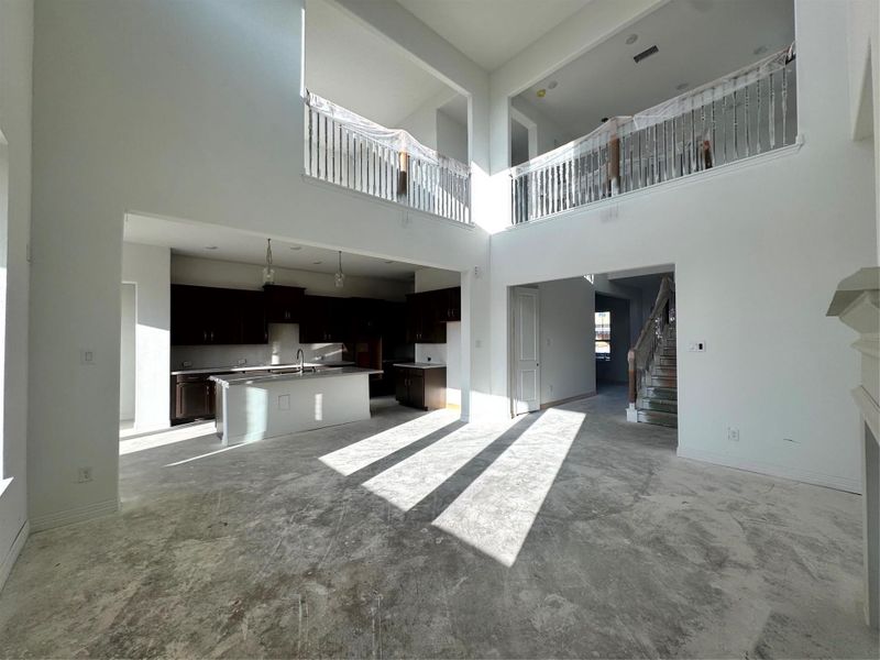 Actual progress of your home.