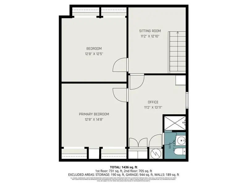 2D floor plan layout of this home in , Kaufman, TX (Image 4).