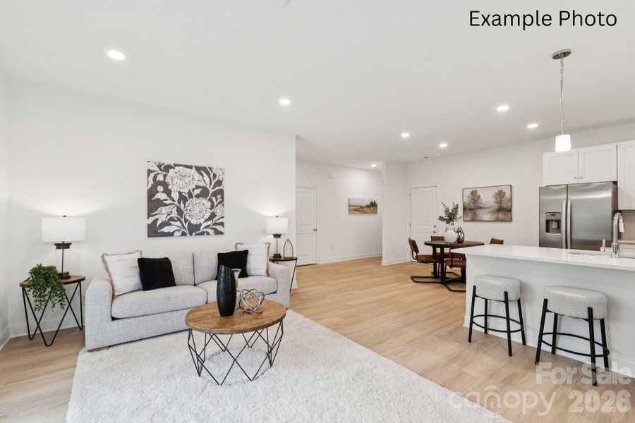 Furnished interior view inside a new home in , Monroe (Image 16).
