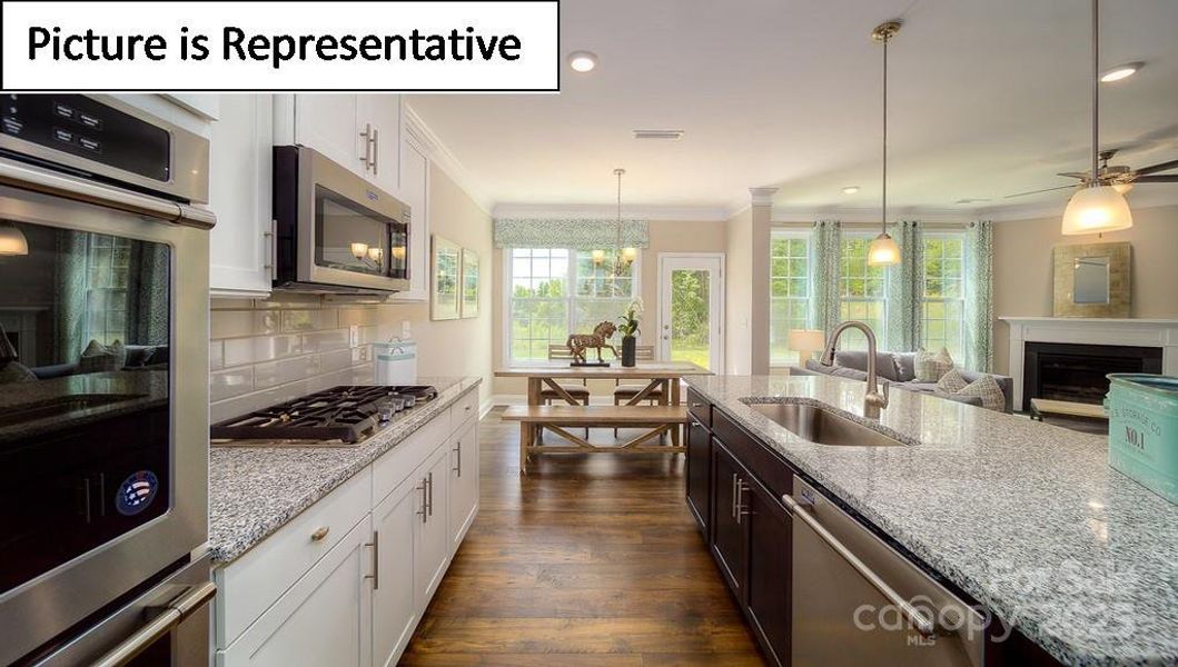 Furnished interior view inside a new home in Sylvan Creek, Denver (Image 9).