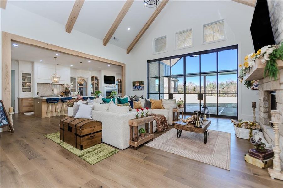 Furnished interior view inside a new home in , Dacula (Image 49).