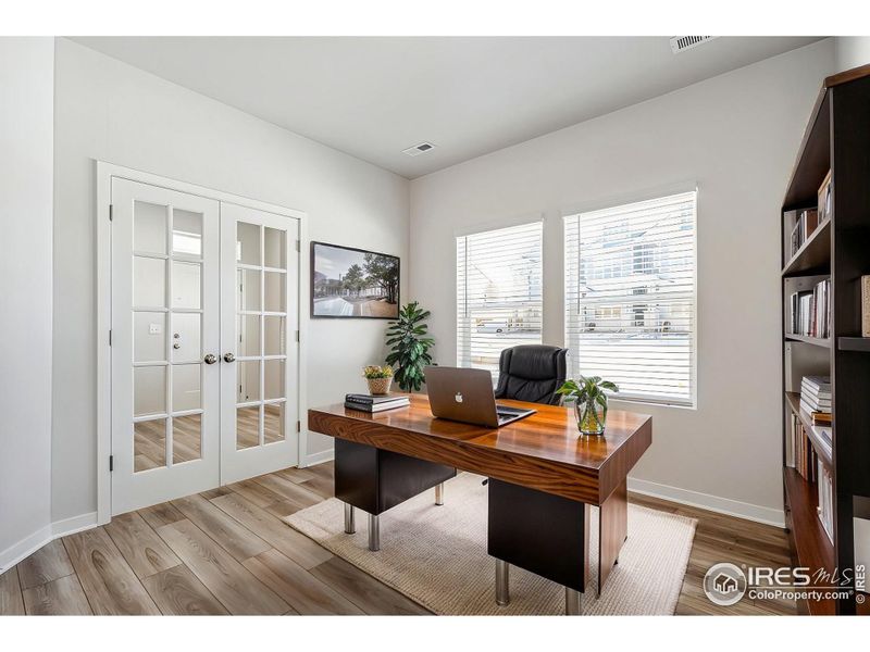 Furnished interior view inside a new home in Kinston Mainstreet Townhomes, Loveland (Image 10).