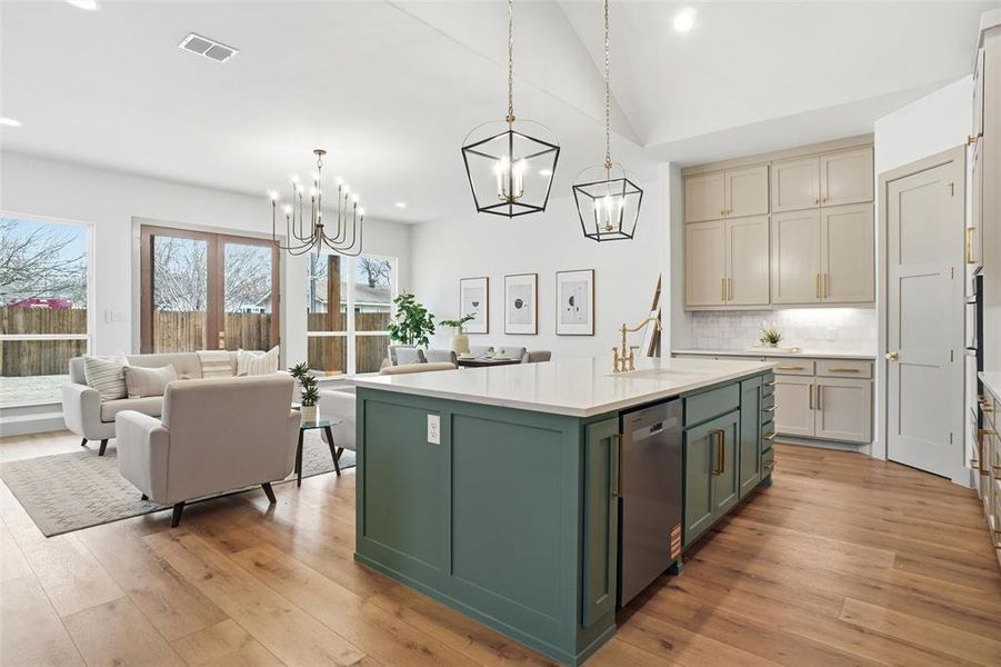 Furnished interior view inside a new home in , Roanoke (Image 14).