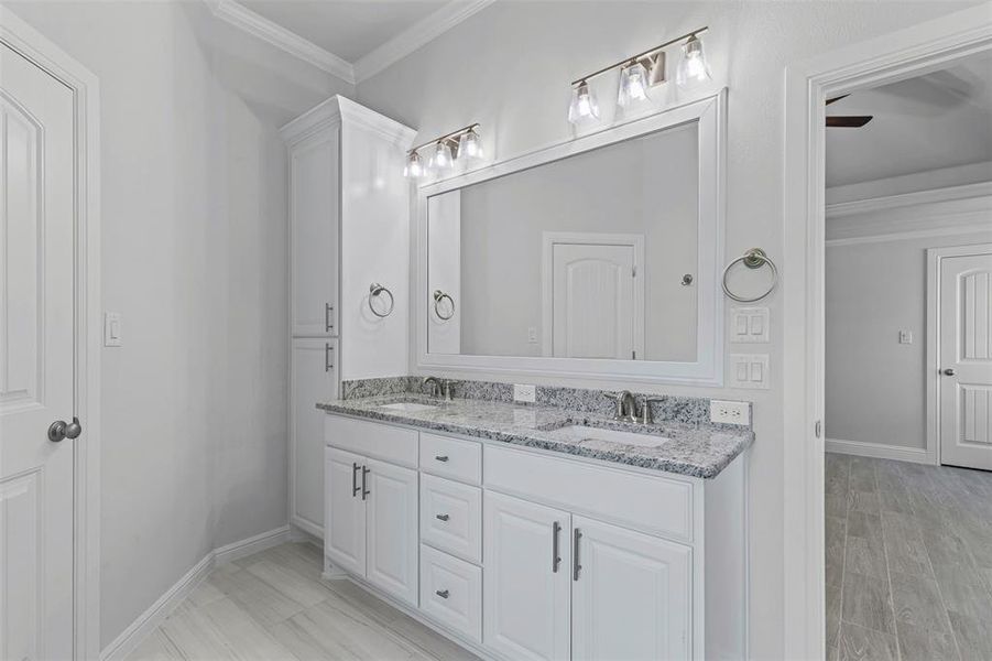 Furnished interior view inside a new home in , Springtown (Image 11).