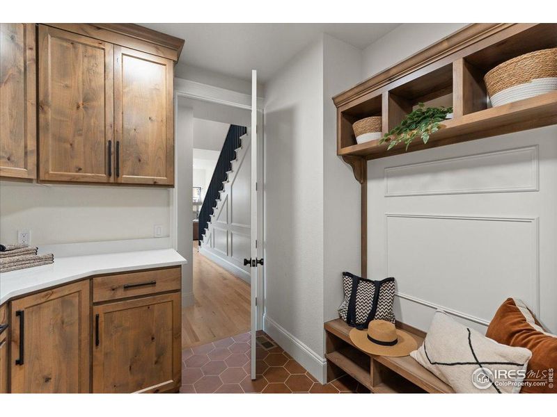 Furnished interior view inside a new home in , Berthoud (Image 39).