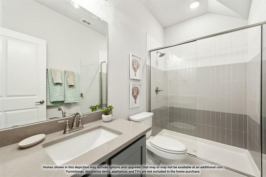 Furnished interior view inside a new home in North Grove, Waxahachie (Image 18).