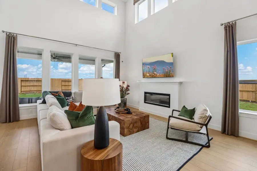 Furnished interior view inside a new home in Blue Creek Trails, Richmond (Image 14).