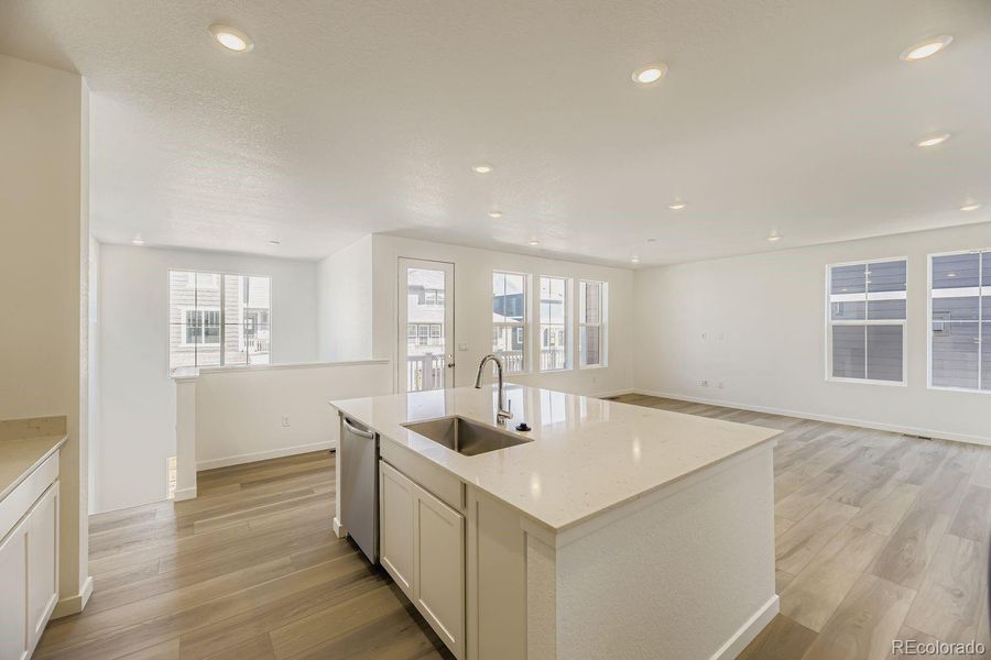 Furnished interior view inside a new home in , Thornton (Image 7).