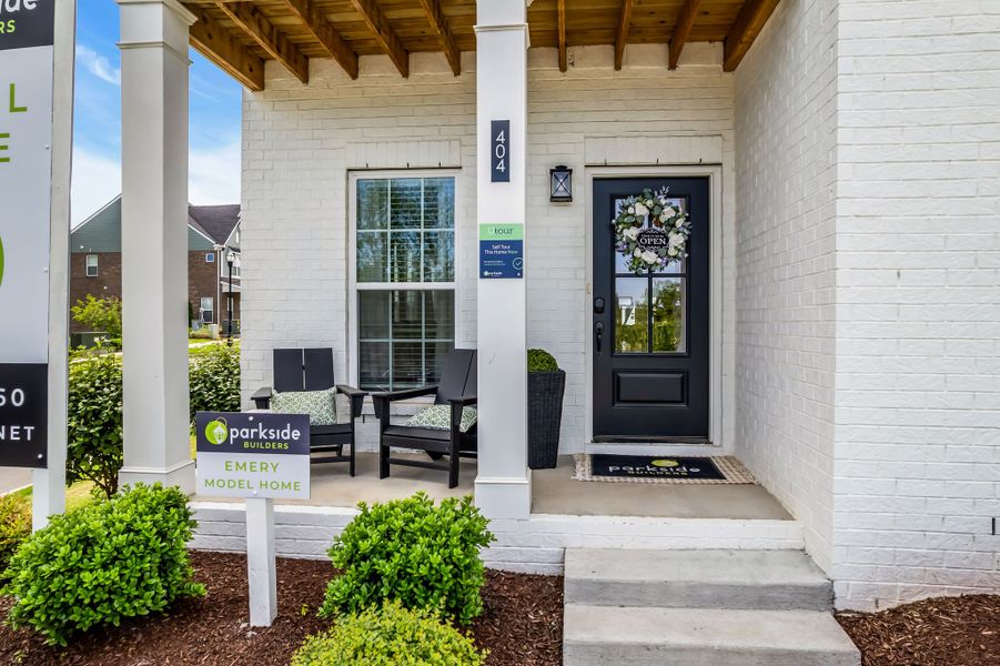 Representative exterior details of a home built from the Emery by Parkside Builders in Anderson Park, Hendersonville (Image 3).