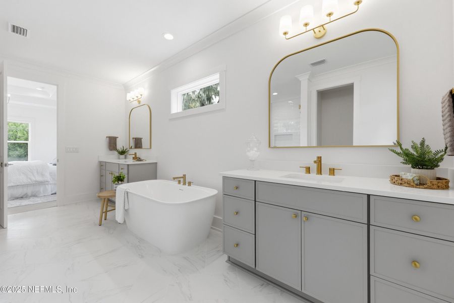 Furnished interior view inside a new home in , Neptune Beach (Image 42). Furnished interior view inside a new home in , Neptune Beach (Image 42).