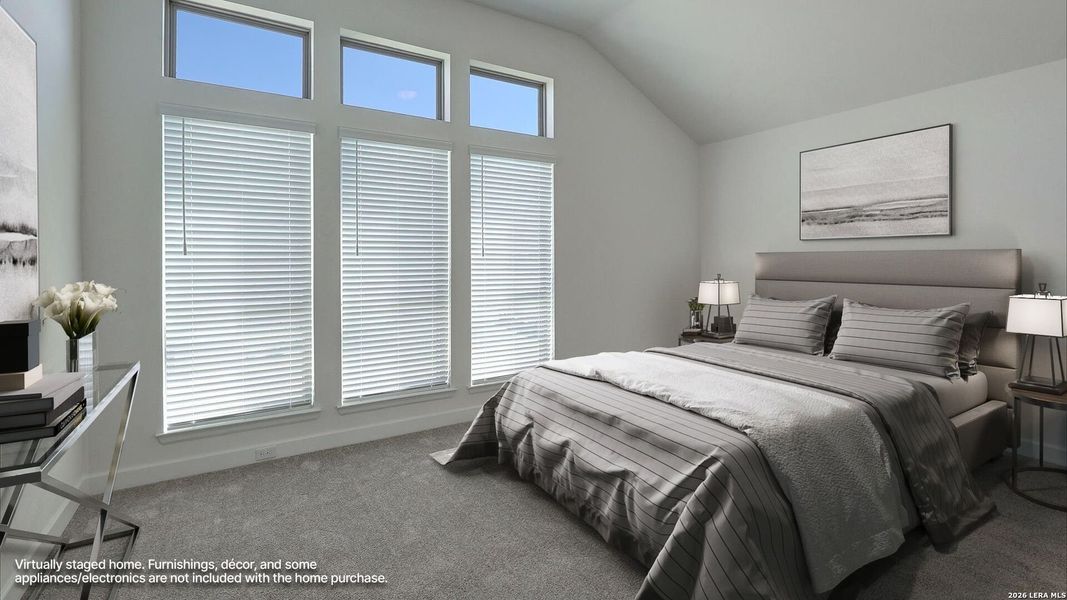 Furnished interior view inside a new home in Ladera, San Antonio (Image 8).