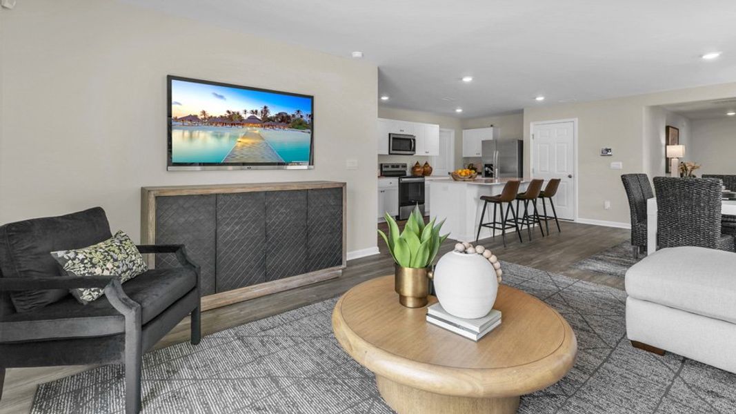 Furnished interior view inside a new home in Wilson's Ridge, Wilson's Mills (Image 13).