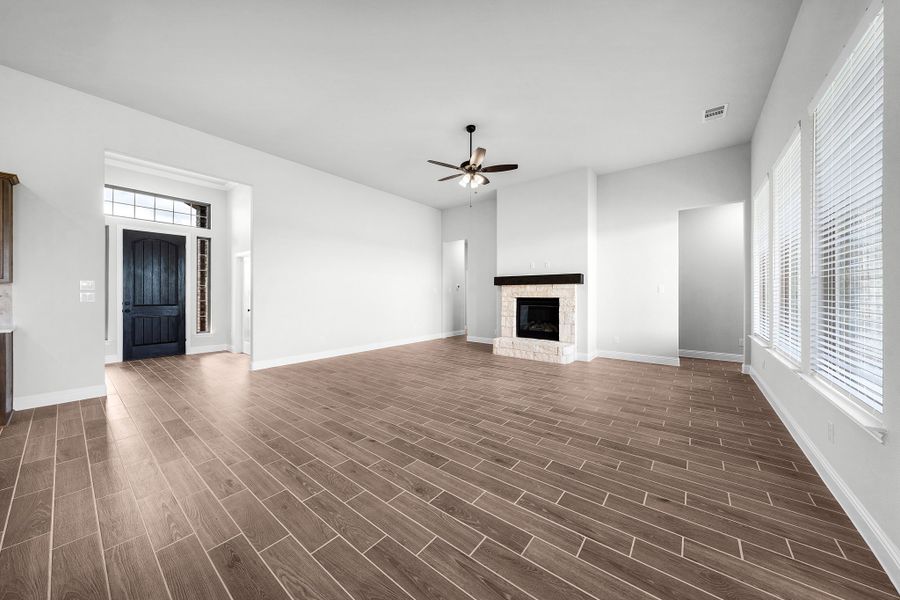 Spacious, unfurnished interior of a new home in Creekview Farms, Greenville (Image 20). Spacious, unfurnished interior of a new home in Creekview Farms, Greenville (Image 20).