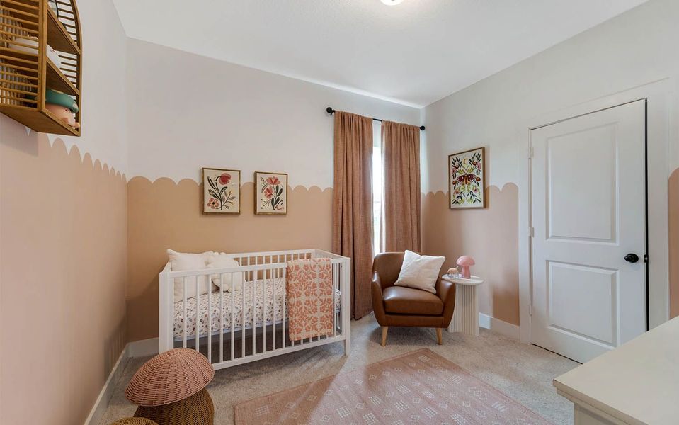 Representative furnished interior of a home built from the Pedernales by CastleRock Communities in Lone Oak, San Antonio (Image 7).
