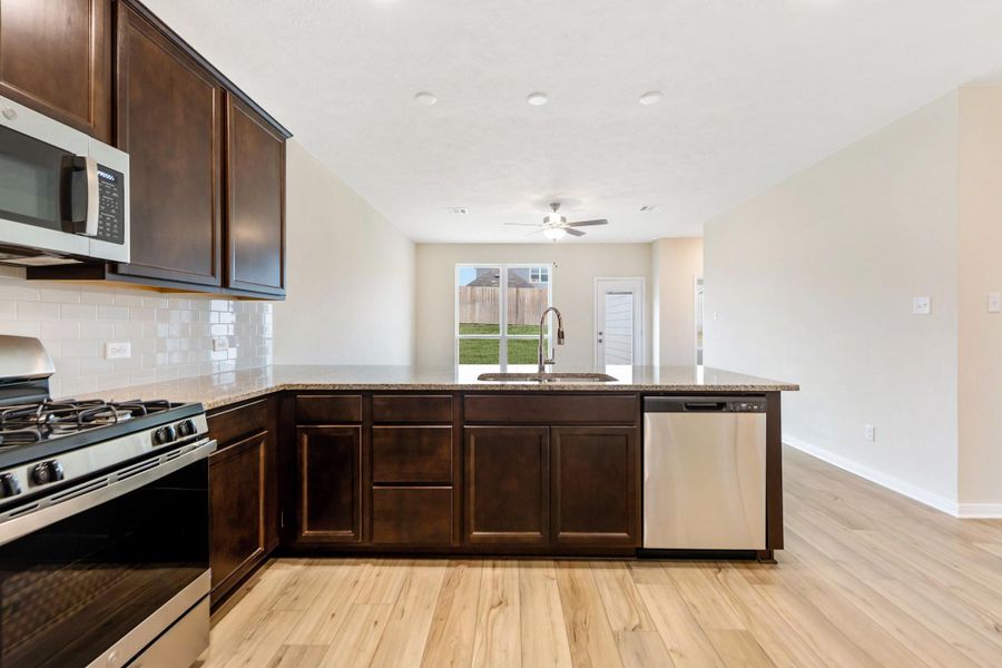 Furnished interior view inside a new home in , Brenham (Image 5). Furnished interior view inside a new home in , Brenham (Image 5).