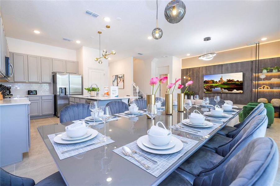 Furnished interior view inside a new home in , Orlando (Image 19).