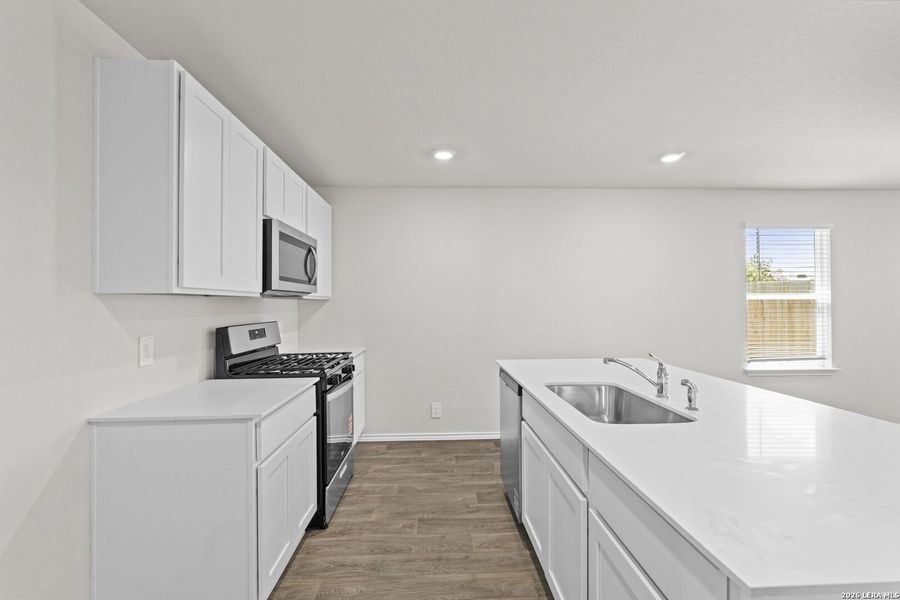 Furnished interior view inside a new home in Redbird Ranch, San Antonio (Image 5).