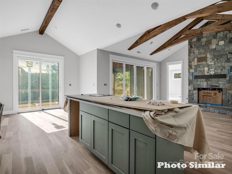 Furnished interior view inside a new home in , Mill Spring (Image 3). Furnished interior view inside a new home in , Mill Spring (Image 3).