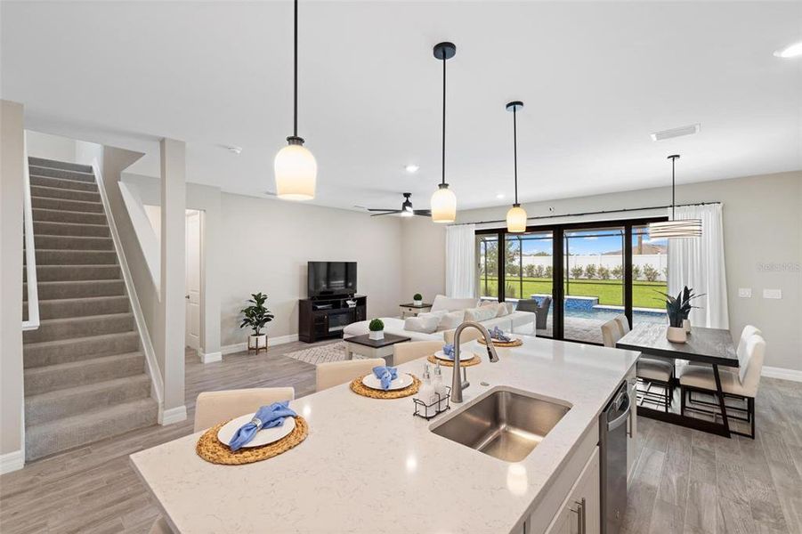 Furnished interior view inside a new home in , North Port (Image 10).