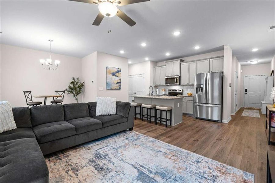 Furnished interior view inside a new home in , Villa Rica (Image 12).